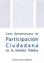 Carta Iberoamericana de Participación Ciudadana en la Gestión ...