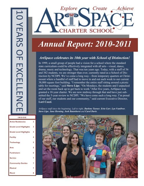 2010-2011 - ArtSpace Charter School