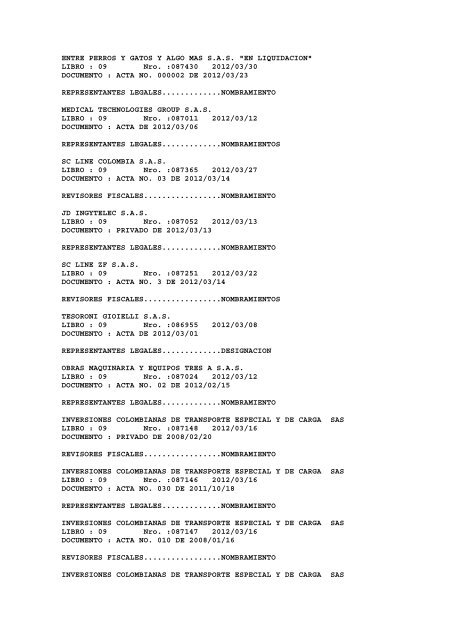 BOLETIN DE MARZO DE 2012 - CÃ¡mara de Comercio de Cartagena