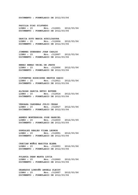 BOLETIN DE MARZO DE 2012 - CÃ¡mara de Comercio de Cartagena