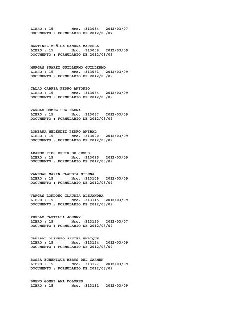 BOLETIN DE MARZO DE 2012 - CÃ¡mara de Comercio de Cartagena