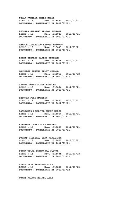 BOLETIN DE MARZO DE 2012 - CÃ¡mara de Comercio de Cartagena