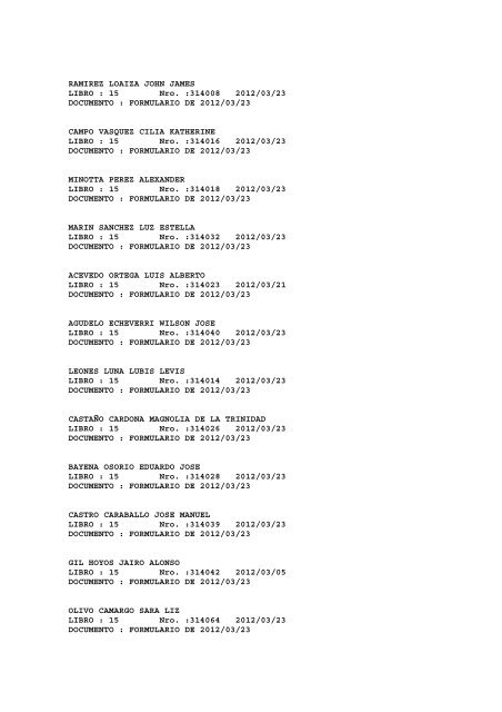 BOLETIN DE MARZO DE 2012 - CÃ¡mara de Comercio de Cartagena