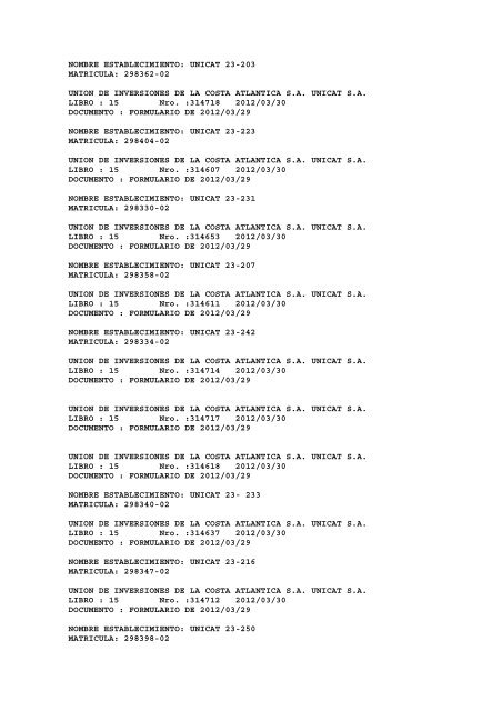 BOLETIN DE MARZO DE 2012 - CÃ¡mara de Comercio de Cartagena