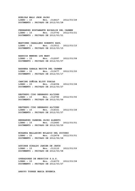 BOLETIN DE MARZO DE 2012 - CÃ¡mara de Comercio de Cartagena