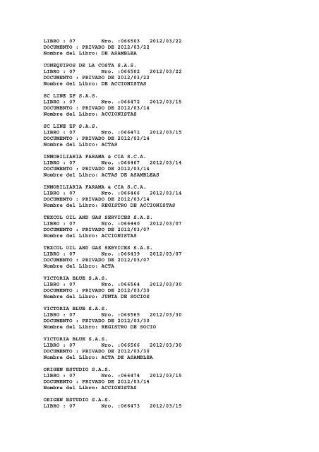 BOLETIN DE MARZO DE 2012 - CÃ¡mara de Comercio de Cartagena