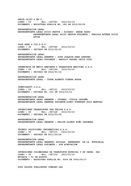 BOLETIN DE MARZO DE 2012 - CÃ¡mara de Comercio de Cartagena