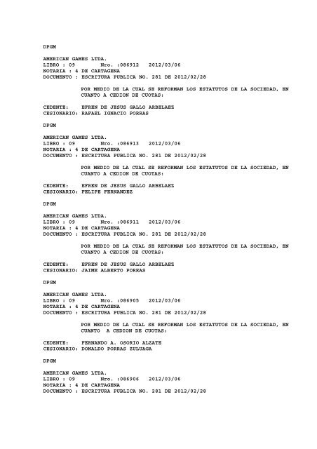 BOLETIN DE MARZO DE 2012 - CÃ¡mara de Comercio de Cartagena