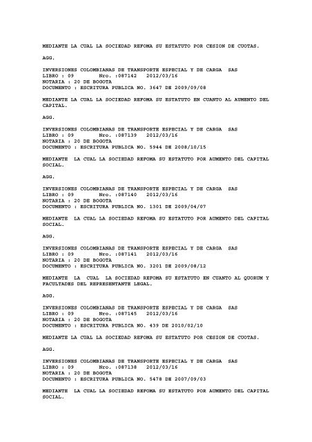 BOLETIN DE MARZO DE 2012 - CÃ¡mara de Comercio de Cartagena