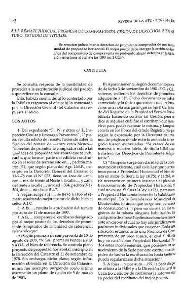 posibilidad de judicial del padrÃ³n 1. Del expediente "P., W. y otros c ...