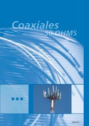 coaxiales 50 pdf - Cables Epuyen SRL