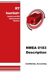 RT Inertial+ NMEA 0183 Description - Oxford Technical Solutions