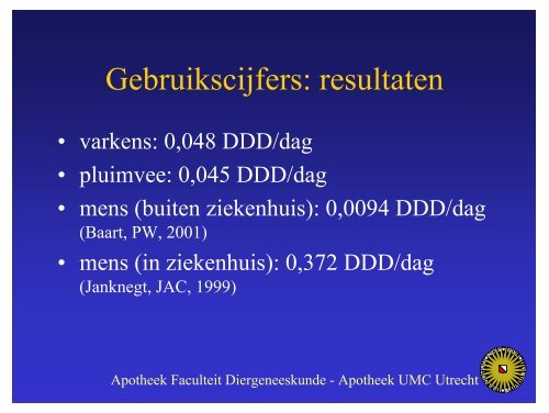 Gebruik van anti-microbiÃ«le middelen bij varkens en ... - SWAB