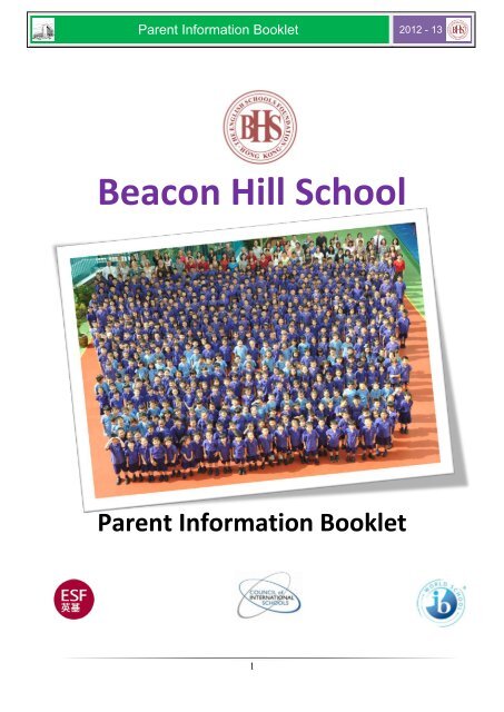 Parent Handbook 2012-13.pdf - Beacon Hill School
