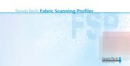 Seam Tech Fabric Scanning Profiler - Xerium Technologies, Inc.