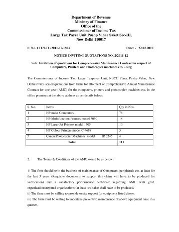 Department of Revenue Ministry of Finance Office of the ...