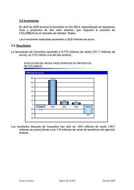 acerinox, sa junta general ordinaria de accionistas