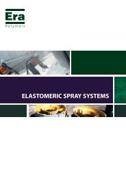 ELASTOMERIC SPRAY SYSTEMS - Era Polymers