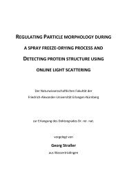 Regulating particle morphology during a spray freeze drying ...