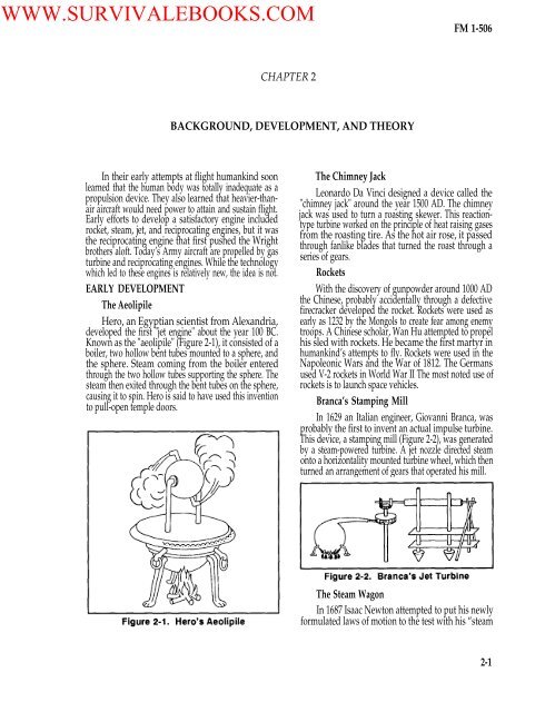 FM 1-506 Fundamentals of Aircraft Power Plants ... - Survival Books