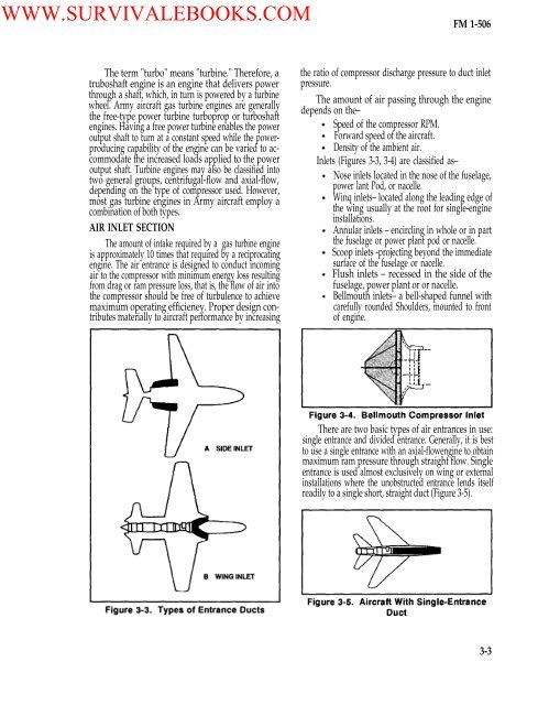 FM 1-506 Fundamentals of Aircraft Power Plants ... - Survival Books