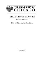 Download - University of Chicago Department of Economics