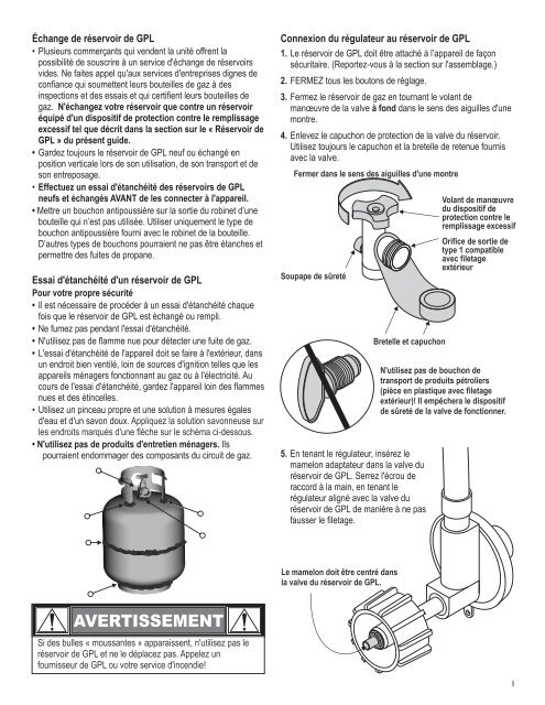 GUIDE DES PRODUITS MODÃLE 466270912 - Char-Broil Grills