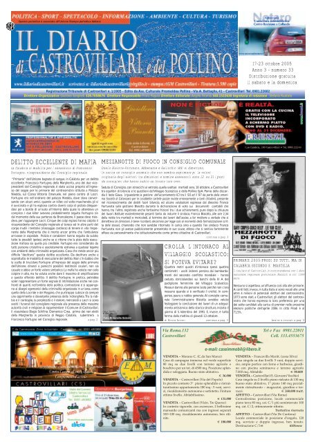 nÂ° 33 - Il Diario di Castrovillari