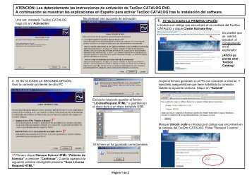 Anleitung zur Freischaltung des TecDoc CATALOG