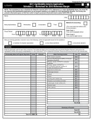 2011 AgriStability Interim Application Schedule 2 - Worksheet for ...