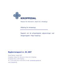 Bygherrerapport TAK 1370 - Kroppedal Museum