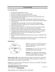 Circles Math Help - LearnAlberta.ca