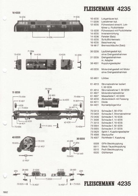 FTEISGHMII{il 4235 - Fleischmann-HO