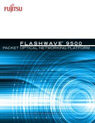 Flashwave® 9500 Overview - JM Fiber Optics, Inc.
