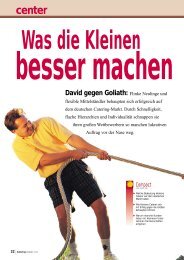 David hat keine Chance, aber nutzt sie - Kirberg Catering