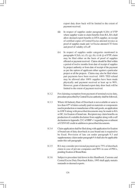 Foreign Trade Procedures 2008-2009 - Directorate General of ...