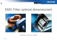 EMV Filter optimal dimensioniert - Schurter, Inc.