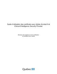 Guide d'utilisation des certificats avec Adobe Acrobat 9 et Entrust ...