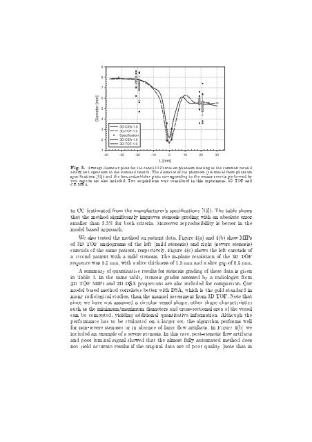 Quantitation of vessel morphology from 3D MRA 1 Introduction