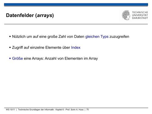 Technische Grundlagen der Informatik â Kapitel 6