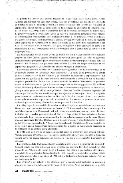 La izquierda nunca ha tenido una estrategia frente al ... - Viento Sur