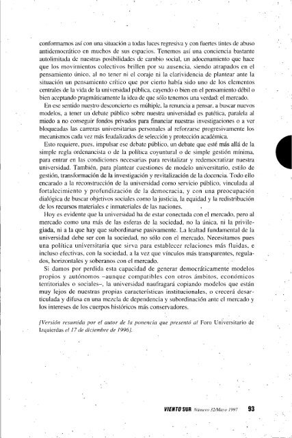 La izquierda nunca ha tenido una estrategia frente al ... - Viento Sur