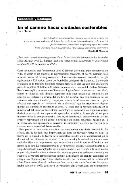 La izquierda nunca ha tenido una estrategia frente al ... - Viento Sur