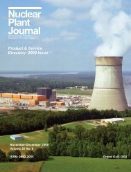 Product & Service Directory 2009 - Nuclear Plant Journal