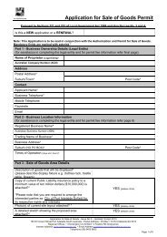 Food Premises Notification Form - City of Port Adelaide Enfield - SA ...