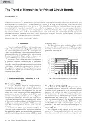 The Trend of Microdrills for Printed Circuit Boards - Sumitomo ...