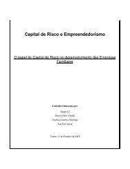 Capital de Risco e Empreendedorismo - Gesventure