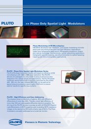 Phase Only Spatial Light Modulators