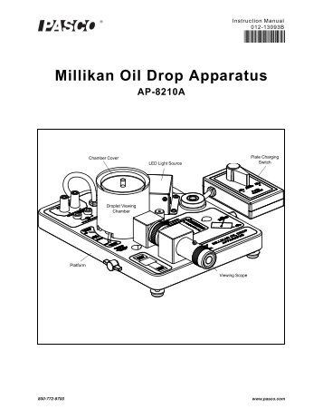 Millikan Oil Drop Apparatus AP-8210A