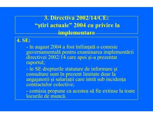 Reprezentarea la locul de munca a salariatilor la ... - CSN Meridian